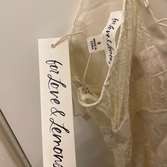 For Love & Lemons Janet Midi Dress Small NWT - Picture 6 of 6